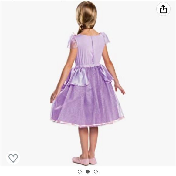 Disney Princess Tangled Rapunzel Costume Size 7-8. NWOT . - Picture 2 of 12